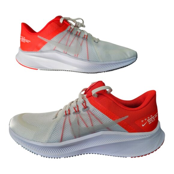 NEW Nike Quest 5 Men\'s Running Shoes - White/Crimson Size 9.5 main image 5